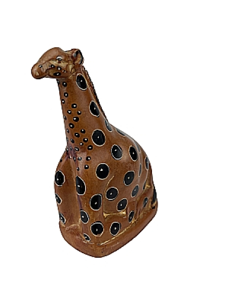 Handgeschnitzte Giraffe aus Speckstein